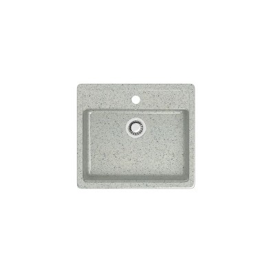 13106 Мойка глянцевая Джекки Z09Q10 (светло-серый)  Granit MARRBAXX
